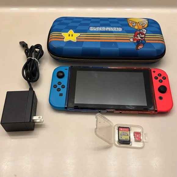 Nintendo Switch Super Mario Sandisk Bundle - Picture 9 of 14